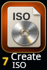 Use mkisofs command to create iso9660 iso file.